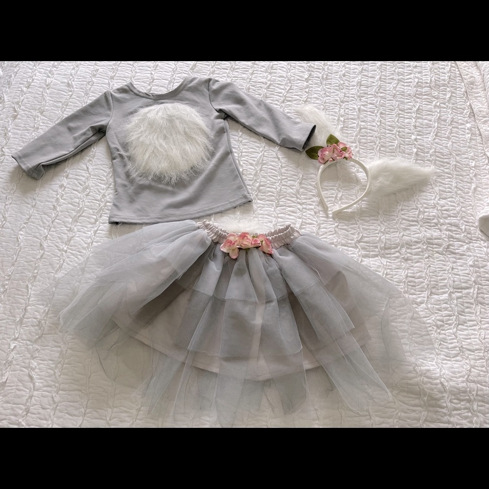Toddler Woodland Bunny Tutu Halloween Costume